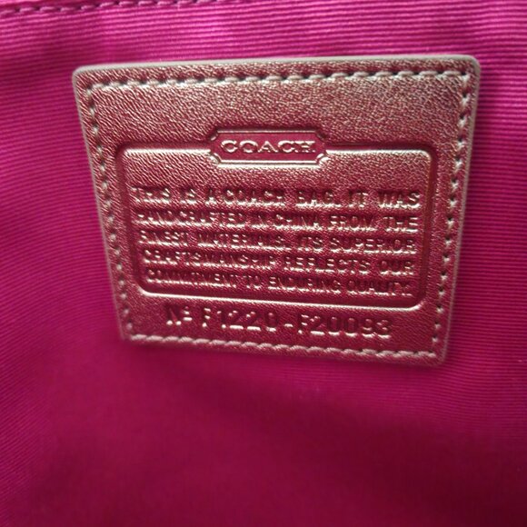 Coach Peyton Tattersall Plaid Handbag - Picture 3 of 4